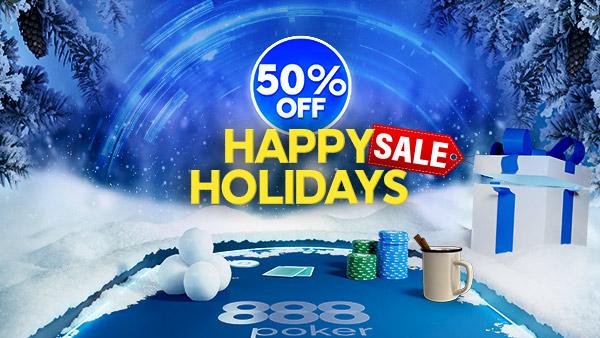 Happy Holidays Sale: 50% off buy-ins!